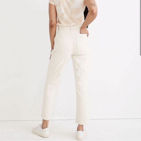 Madewell Baggy Straight Cargo Pant in Vintage Canvas Jeans Size 28 - Picture 1 of 12